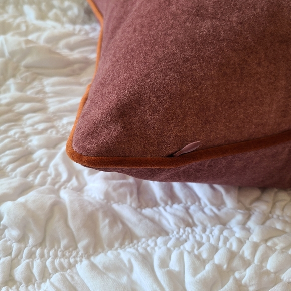 Anthropologie Adelina Pillow in blush, 18 x 18. 2 available - Picture 4 of 5